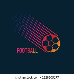 Soccer or football vector template