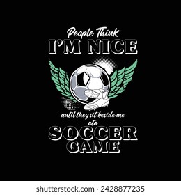 SOCCER GAME illustrations with patches for t-shirts and other uses