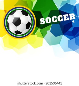 soccer game vector design background