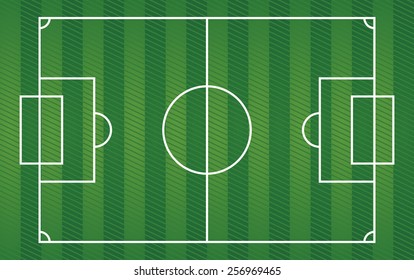 Soccer game, vector illustration