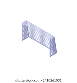 Soccer gate icon isometric vector. Football referee. Game goal