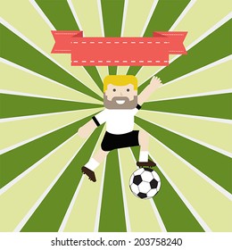 Soccer Germany, vector illustration template design.