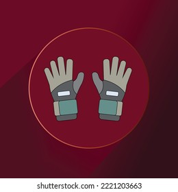 soccer gloves, can be used for icons