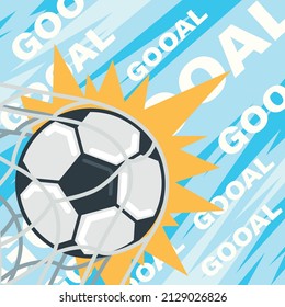 soccer goal design on net