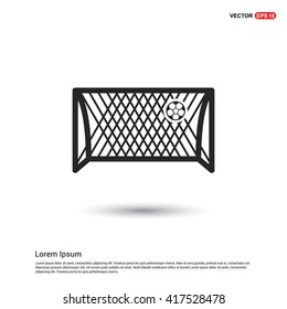 Soccer goal icon 