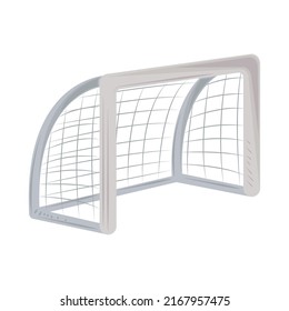 icono de gol de fútbol aislado