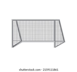 soccer goal icon isolated flat