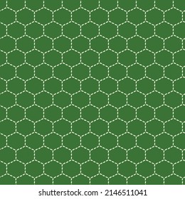 Soccer goal net seamless pattern