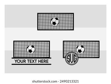 Soccer Goal Post With ball, Net, Sports, Soccer ball, Game, Goalpost Silhouette, Soccer Goal. ball, 