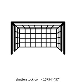 soccer goal post icon design vector template