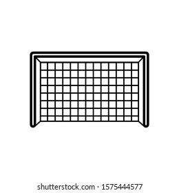 soccer goal post icon design vector template