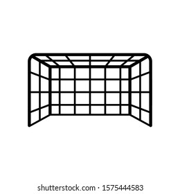soccer goal post icon design vector template