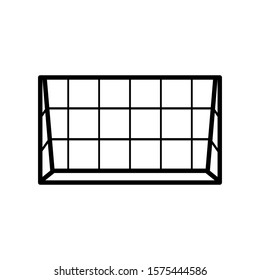soccer goal post icon design vector template