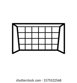 soccer goal post icon design vector template