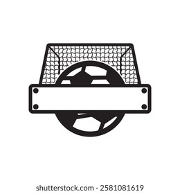 Soccer goal post icon vector illustration design