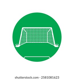 Soccer goal post icon vector illustration design