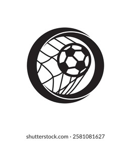 Soccer goal post icon vector illustration design