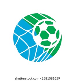 Soccer goal post icon vector illustration design