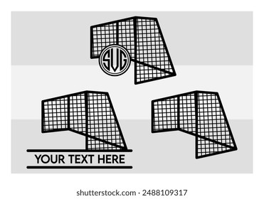 Soccer Goal Post, Net, Sports, Soccer Goal, Game, Goalpost Silhouette, Soccer Goal.