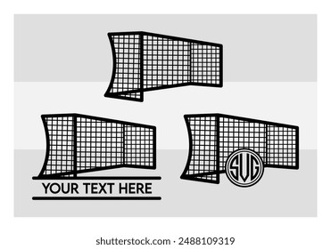 Soccer Goal Post, Net, Sports, Soccer Goal, Game, Goalpost Silhouette, Soccer Goal.