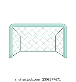 Soccer Goal Sport Outdoor Activity Illustration Vector Clipart Cartoon
