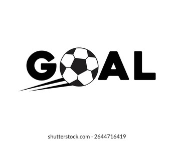 soccer goal, goal sticker, for game graphics or digital advertising, soccer goal icon