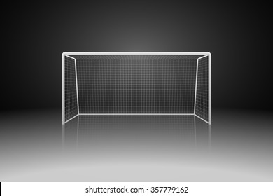 Soccer goal, vector