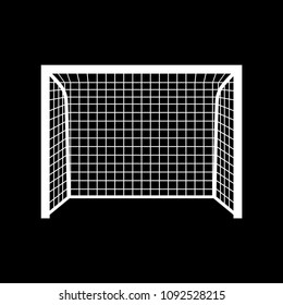 Soccer goal vector icon