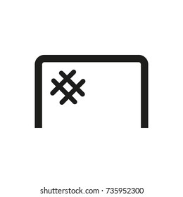 soccer goal vector icon