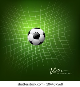 Soccer Goal, vector illustration