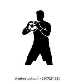Soccer Goalkeeper Finger Tip Save Vector