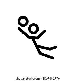 soccer goalkeeper icon vector