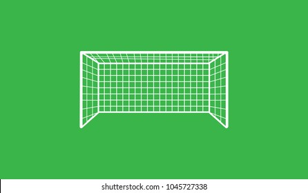 Soccer goal,vector illustration