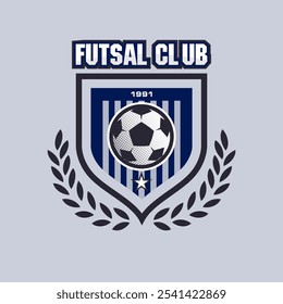 Soccer Gold color Football Badge Logo Design Templates | Sport Team Identity Vector Illustrations isolated on white Background