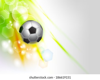 Soccer graphic design background. come with layers.