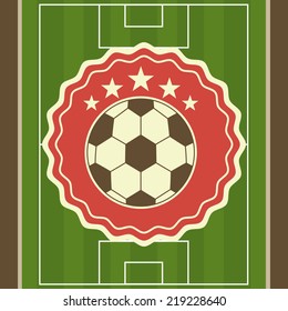 soccer graphic design , vector illustration