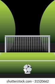 Soccer green background illustration