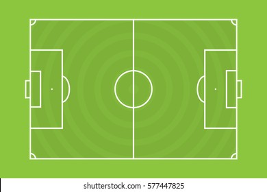 Soccer green grass field vector background illustration. Football sport field soccer game illustration with texture grass.