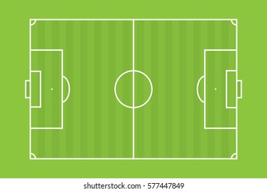 Soccer green grass field vector background illustration. Football sport field soccer game illustration with texture grass.
