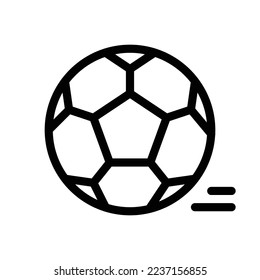 Soccer icon. Abstract sign and symbol for template design. Vector illustration.