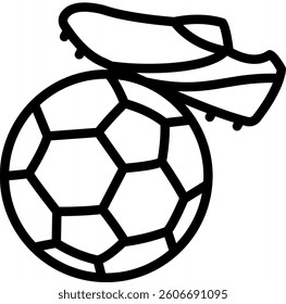 Soccer Icon Element For Design