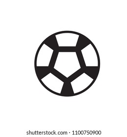 Soccer icon flat vector template design trendy
