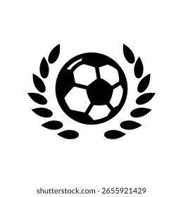 ícone de futebol ilustração vetor modelo de design