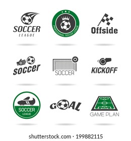 Soccer icon set - 2