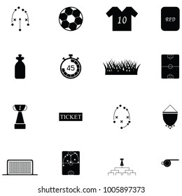 soccer icon set