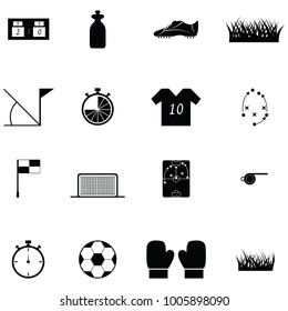 soccer icon set