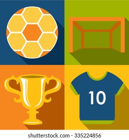 Soccer icon set