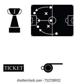 soccer icon set