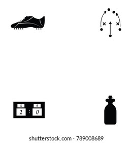 soccer icon set