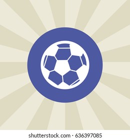 soccer icon. sign design. background